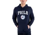 Felpa Con Cappuccio In Pile New Era - Nba Philadelphia 76Ers Navy