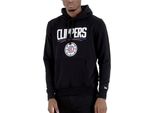 Felpa Con Cappuccio New Era - Nba Los Angeles Clippers Schwarz