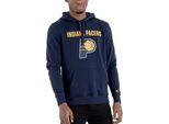 Felpa Con Cappuccio In Pile New Era - Nba Indiana Pacers Navy