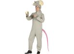 Costume Da Ratto Per Uomo Taglia M-L, Taglia:L