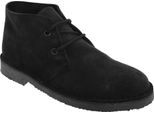 Roamers Desert Boots Unisex / Scarpe Stringate / Scarpe Basse, Camoscio DF112 (45,5 Eu) (Nero)