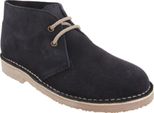 Roamers Desert Boots Unisex / Scarpe Stringate / Scarpe Basse, Camoscio DF112 (45,5 Eu) (Blu Navy)