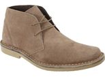 Scarpe Stringate Da Uomo Roamers / Scarpe Basse Stringate / Stivali Da Deserto, In Pelle Scamosciata DF116 (47 Eu) (Sand)