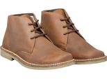 Roamers Scarpe Da Uomo In Pelle Cerata DF228 (44,5 Eu) (Marrone)