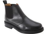 Roamers Stivaletti Chelsea In Pelle Da Uomo DF283 (42 Eu) (Nero)