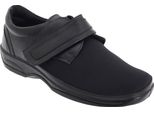 Mod Comfys Orthotics Scarpe Da Ginnastica/Scarpe Basse Da Donna, Vestibilità Ampia DF364 (38 Eur) (Nero)
