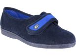 Pantofole Da Donna Mirak Andrea Con Chiusura A Velcro FS1337 (38 Eur) (Blu Navy)
