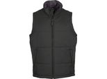 Sols Warm Unisex Gilet Trapuntato / Scaldacorpo Con Zip PC355 (5XL) (Antracite)