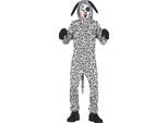 Dalmata Avventura Carnevale Bambini Costume Cappuccio Coda Tuta Animale, Taglia: 98/104 Colore: Bianco