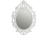 Casa Padrino Specchio Da Parete Barocco Bianco/Oro 58 X H. 84 Cm - Specchio In Stile Barocco