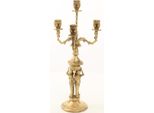 Casa Padrino Set Di Candelieri Barocchi Oro 16 X 16 X H. 42 Cm - Candeliere In Stile Barocco In Bronzo Dorato