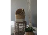 Contenitore Flair Cesto Portaoggetti In Alghe Marine Disponibile In 3 Misure O In Set, Misura: Set Da 3 Pezzi