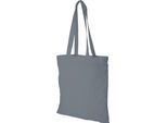 Bullet Madras Shopping Bag In Cotone PF1399 (38 X 42 Cm) (Grigio)