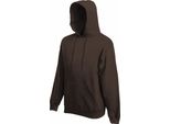 Felpa Con Cappuccio Fruit Of The Loom Uomo BC366 (2XL) (Chocolate Brown)