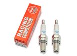 Set Di Candele Ngk 2X R2525-9 Da Corsa / Candela Da Corsa Soppressa, Distanza Tra Gli Elettrodi 0,90Mm, 4735