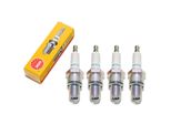 Set Di Candele Ngk 4X BR9ES Con Soppressione Delle Interferenze, Filettatura Lunga 19,0 Mm Ø 14,0 Mm, 3194 / 3988 / 5061 / 5722