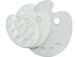 Tavolozza Di Miscelazione Colori Kreul Solo Goya In Plastica Ovale 350 X 270 Mm Bianco