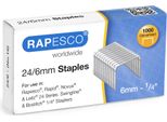 Rapesco 752 Graffe Rapesco 53/8, Zincate, 2.000 Pezzi