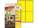 Avery Zweckform Etichette Resistenti Alle Intemperie 99,1 X 139,0 Mm Giallo 32 Etichette