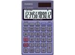 Casio® SL-320TER+ Calcolatrice Tascabile SL-320TER+, Alimentazione A Energia Solare/Batteria, 70 X 8 X 118,5 Mm, Blu/Grigio