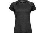 Tee Jays 7021 | Maglietta Sportiva Cool-Dry Da Donna - Colore: Nero Melange - Taglia: Xl