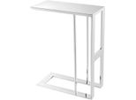 Casa Padrino Tavolino Di Design In Acciaio Inox Argento 45 X 23 X H. 60 Cm - Mobili Di Design