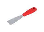 Stubai Spatola Per La Pulizia In Acciaio Inox Con Manico Rosso 40 Mm