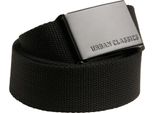 Urban Classics TB305 | Cinture In Tela Taglia Unica - Colore: Nero/Nero - Taglia: Taglia Unica