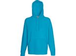 Felpa Con Cappuccio Fruit Of The Loom Uomo BC2654 (Large) (Blu Azzurro)