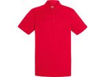 Fruit Of The Loom Herren Polo-Hemd, KurzäRmlig BC3479 (Large) (Rot)