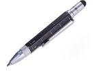 Troika PIP25/BK Troika Multitasking-Kugelschreiber Liliput Tool Pen Schwarz