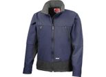 Result Giacca Softshell Da Uomo, Impermeabile E Antivento BC856 (Xl) (Navy/Nero)