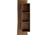 MASSIVMOEBEL24 | Mensola In Legno Di Acacia 50X22X147 Marrone Laccato Pure Acacia #201