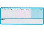 Nobo Planner Magnetico Per Lavagna Bianca 14X36 Cm Blu Blu Taglia Unica