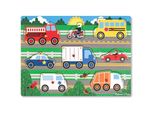 Melissa & Doug Puzzle Di Legno Veicoli Auto Puzzle Nuovo
