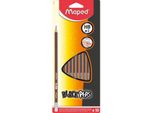 Maped - Matita Black'peps Hb, Con Gomma, Astuccio In Cartone Da Appendere Con 10 Pezzi