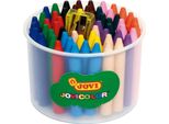 Jovi 980/60 Jovi Wax Crayons Jumbo Wachsmalstifte Farbsortiert, 60 St.