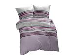 EtÉRea Federa 40X40Cm - 100% Cotone Federa Di Facile Manutenzione Jeanine Naturalmente Morbida - Federa 40X40Cm 100% Cotone - Federa Con Cerniera - Green - Purple