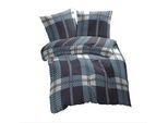 EtÉRea Federa 40X40Cm - 100% Cotone Federa Di Facile Manutenzione Blockberry Naturalmente Morbida Federa 40X40Cm 100% Cotone - Federa Con Cerniera - - Blu