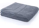 Asciugamano EtéRea - Serie Di Asciugamani In Spugna, Qualità Pesante E Soffice 500 G/M², Asciugamano Per Ospiti 30 Cm X 50 Cm In Antracite