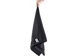 Set Di Asciugamani In Spugna Carli - 100% Cotone - Oekotex 500 Gsm - Asciugamani Da Bagno In Spugna - Asciugamani Grandi, Asciugamani 50X100 Cm - Nero