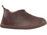 Vanuba Kalahari Lammfell Hausschuhe Damen Schuhe - Badelatschen Damen Hausschuhe - Leder Wolle Pantoffeln Damen - Bequeme Schuhe Damen Lammfell-Hausschuhe - 38 Eu Leder Harz Braun Braun