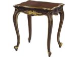 Casa Padrino Tavolino Barocco Marrone Scuro/Oro 58 X 48 X H. 66 Cm - Qualità Lusso