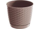 Vaso Da Fiori 16Cm Ratolla Round DRLO165-7529U Mocca Plastica Prosperplast