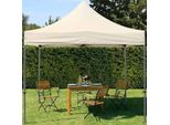 Toolport 3X3M Gazebo Pieghevole, Premium Acciaio, Crema