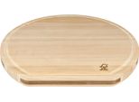 Kai DM-0818 Tavola Reversibile Shun Hinoki Ovale, Legno Cipresso Giapponese, 36 X 33 Cm, Naturale (1 Pezzo)