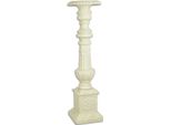 Casa Padrino Candeliere Barocco Bianco 19,5 X 19,5 X H. 69,5 Cm - Nobile Candeliere In Ghisa In Stile Barocco