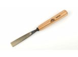 Scalpello Stubai Serie 52 - Forma 48 | Scalpello Piatto Diritto Da 6 Mm, Con Manico In Legno, Per Preforo, Per Lavori Di Battuta, Sgrossatura, Rosette, Per Lavorazioni Precise Del Legno