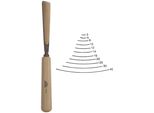 Scalpello Stubai Serie 52 - Forma 4 | Scalpello Piatto Dritto - 45 Mm, Con Manico In Legno, Per Preforare, Per Lavori Di Battuta, Sgrossatura, Rosette, Per Lavorare Il Legno