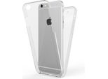 Nalia 360 Gradi Custodia Del Telefono Cellulare Per Apple Iphone 6 6S, Full Cover Silicone Bumper Case Trasparente